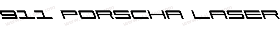 911 Porscha Laser Italic字体转换